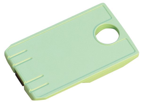 Angled rear view of Digital Talking Book Cartridge