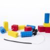 Giant Textured Beads with stringer