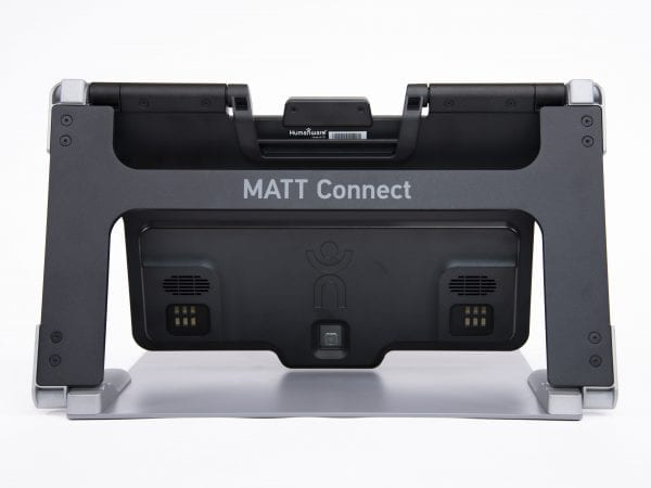MATT Connect rear view displayed unfolded with camera and lighting array in view