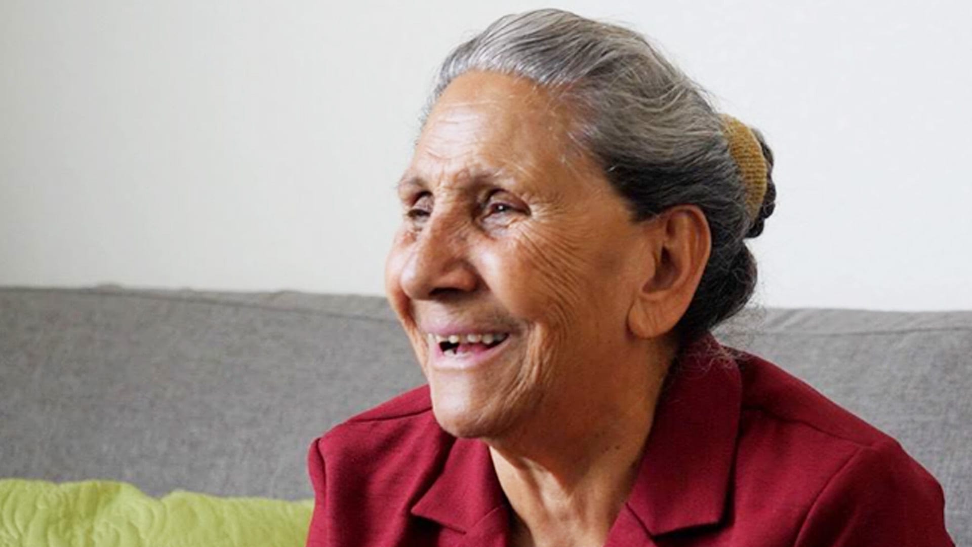 Portrait of senior woman smiling