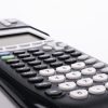 Close up of TI-84 calculator keys