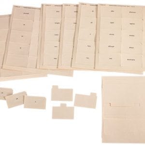 Braille Contraction Cards
