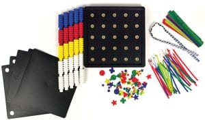 IIncreasing Complexity Pegboard Kit Components