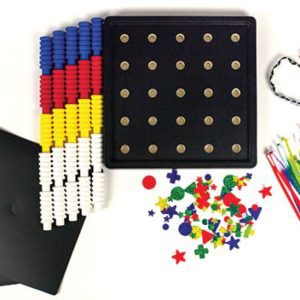 Increasing Complexity Pegboard Kit Components