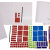 Tactile Algebra Tiles kit components
