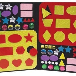 Picture Maker Geometric Textured Shapes kit components