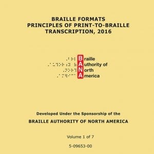 Braille Formats Principles of Print-To-Braille Transcription, 2016