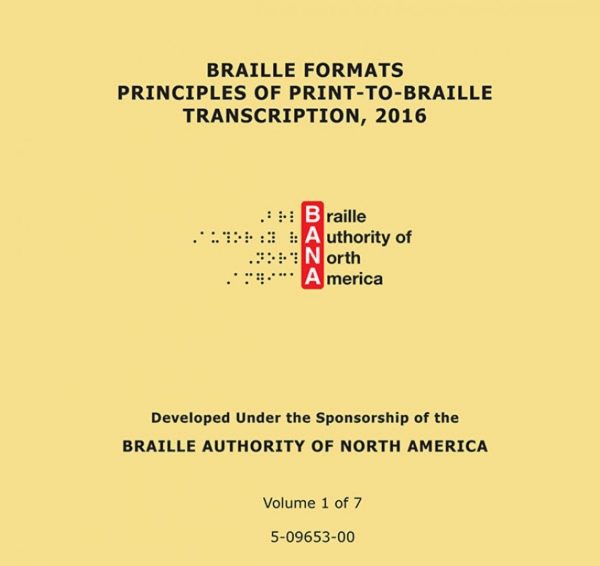 Braille Formats Principles of Print-To-Braille Transcription, 2016