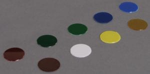 Nine colored lens for SLK flashlight