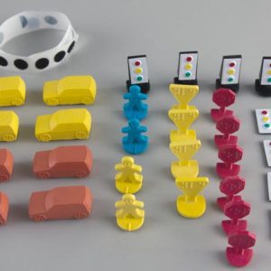 Tactile Town 3D set components