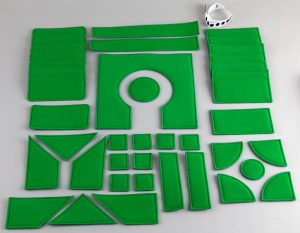 Tactile Town grassy sections set components