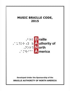 Music Braille Code, 2015 book cover
