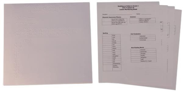 Building on Patterns Second Grade Unit 4 Monitoring Sheets