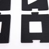 Bright Shapes Puzzle close up of square frame piece