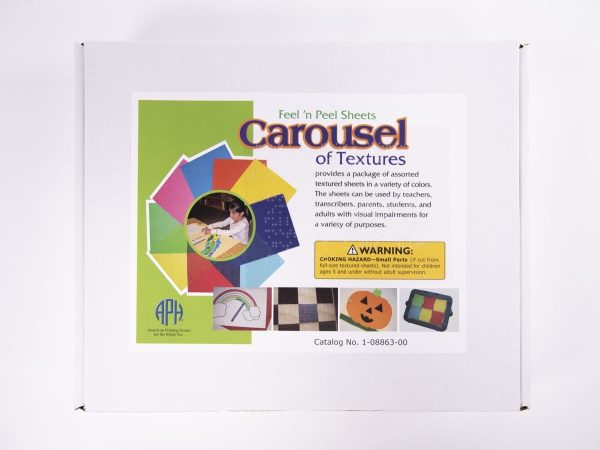 Carousel of Textures Feel 'n Peel package of sheets