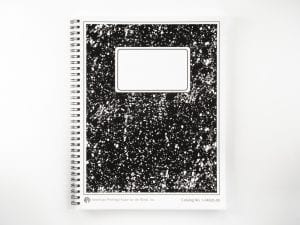 Collegiate Boldline Spiral Notebook