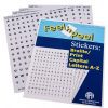 feel n peel sticker sheets capital letters