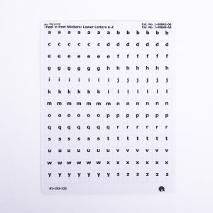 Feel 'n Peel braille-print Alphabet Letters