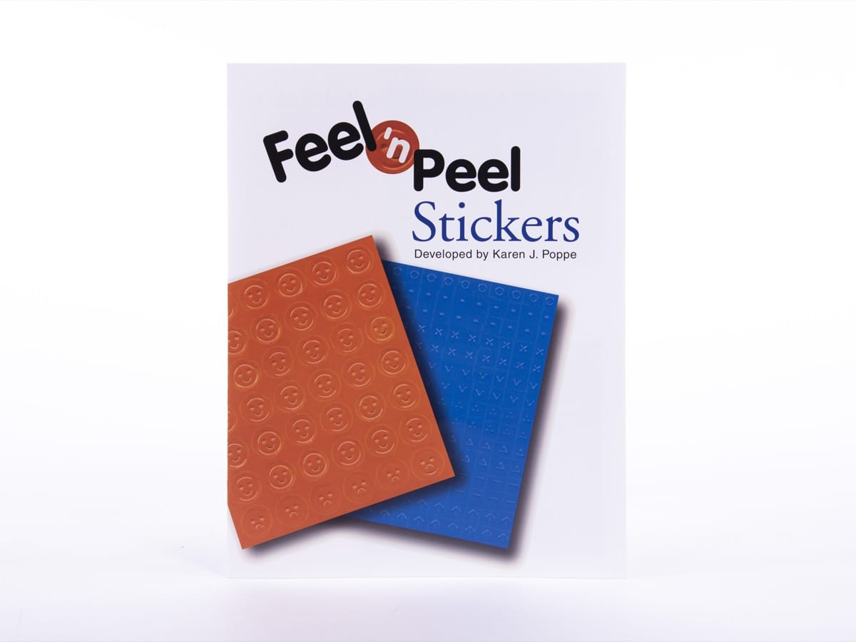 Braille Feel n Peel Alphabet Stickers- 1 Sheet