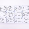 Silhouette Pattern Matching Cards for Giant Textured Beads
