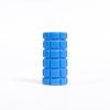 Giant Textured Beads grid blue cylinder