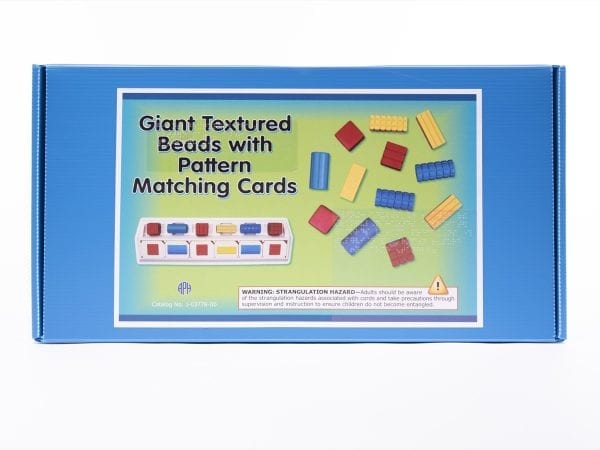 Giant Textured Beads with Pattern Matching Cards Box
