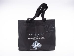 Black Innovation Tote Bag with carrying handles