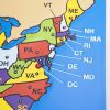 Interactive U.S. Map close up of the northern states