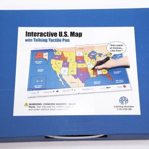 Interactive U.S. Map with Talking Tactile Pen