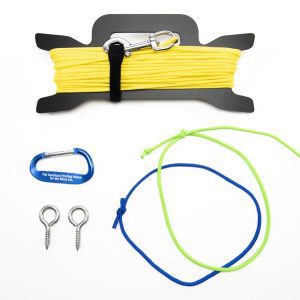 Walk Run for Fitness accessory pack components and guide rope with rope caddy