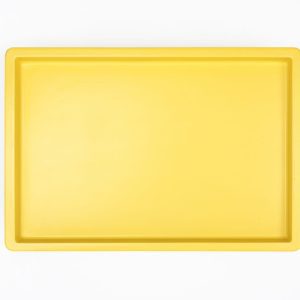 Work Play Tray Small Yellow Top View