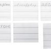 Beginners Writing Paper with lines and sample text