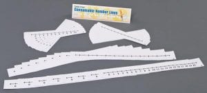 consumable number lines pages