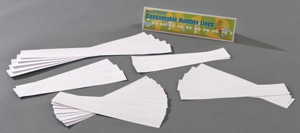 consumable number lines pages