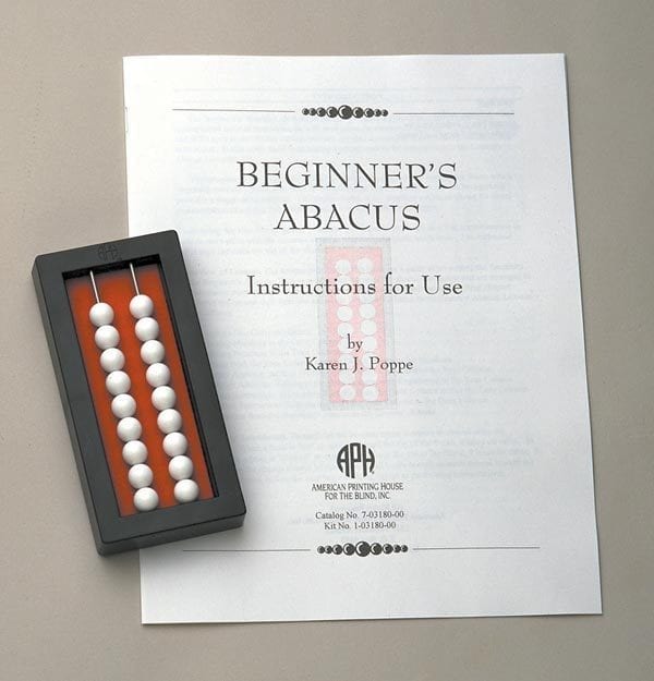 Beginner's Abacus board and Instruction manual