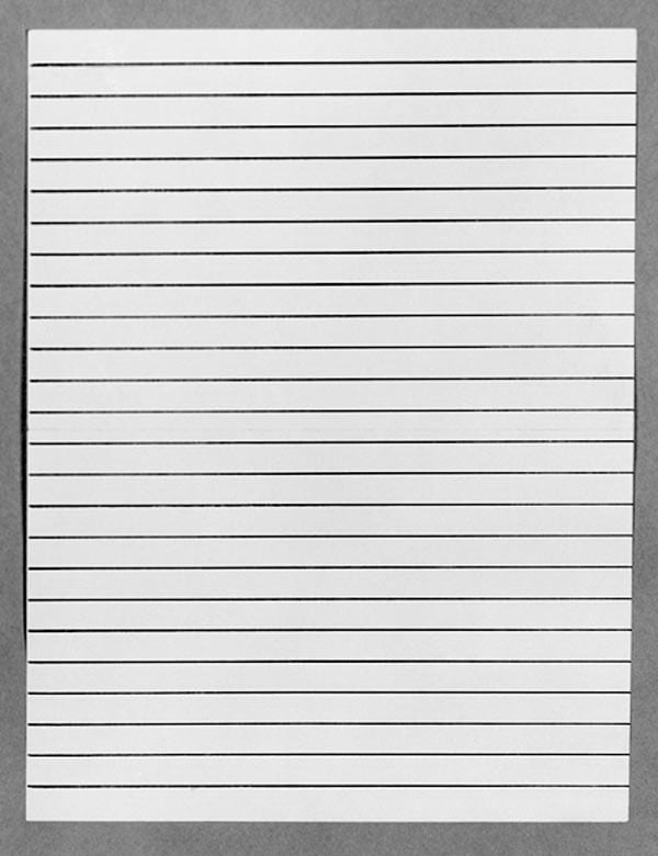 Bold Line Notebook Paper: Loose Sheets: 7-16 Inch Line Spacing