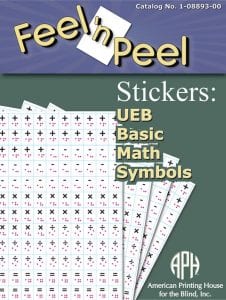 feel n peel stickers ueb basic math symbols