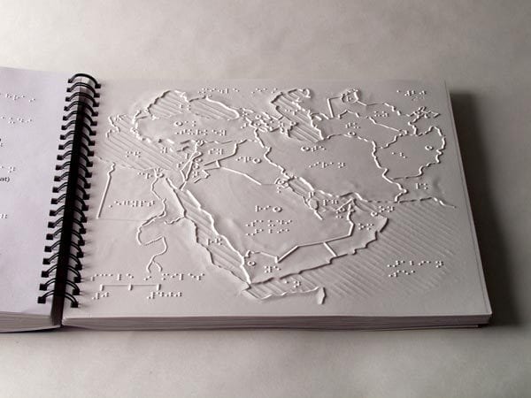 World Maps Spiral Bound Book Open