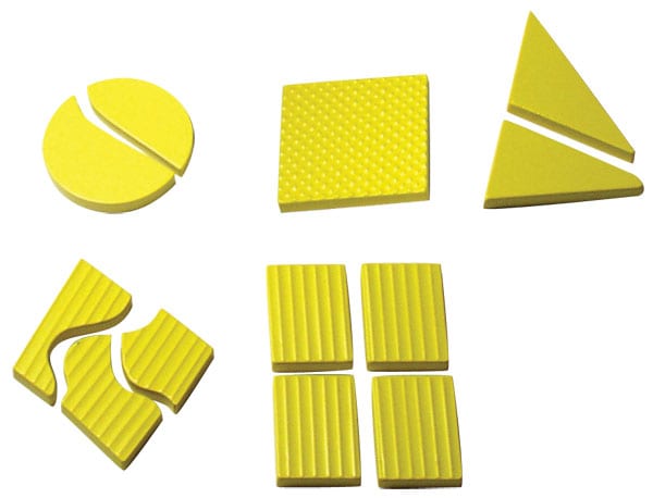 Puzzle Form Board: Yellow Puzzle Pieces | American Printing House
