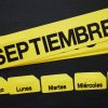 Classroom Calendar Kit months in spanish