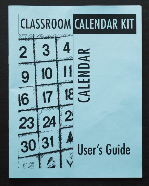 Classroom Calendar Kit user guide