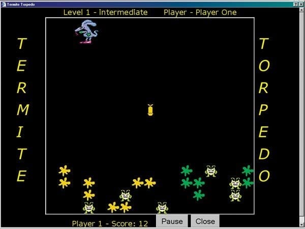 Screenshot of Termite Torpedo in high contrast mode