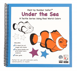 Spiral bound Paint by Number Safari: Under the Sea UEB