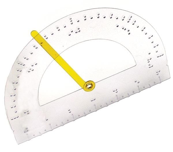 Braille Protractor