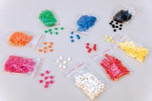 Braille Beads Packs of Mulit-Color Beads