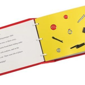 Thingamajig three ring bound book open