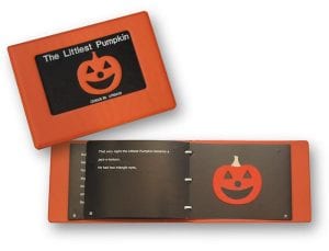The Littlest Pumpkin three ring bound book