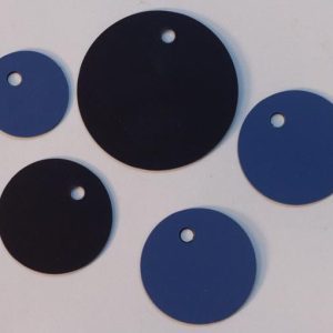 Blue Black Circles Shape Board