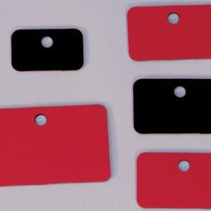 Red Black Triangles Shape Board