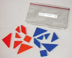 Tactile Tangrams foam shapes